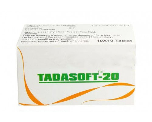 TadaSoft 20mg (ТадаСофт 20 мг.)